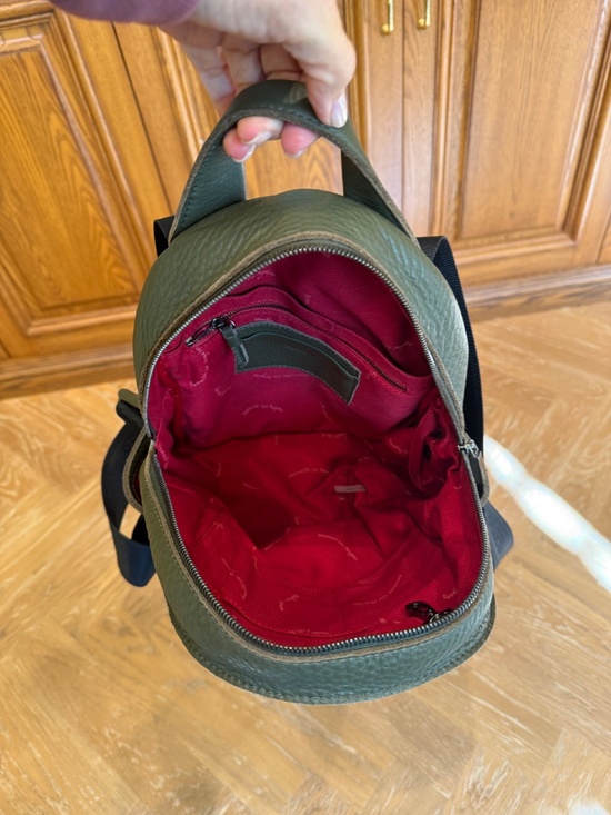 Hammitt Shane Leather Backpack, Olive/Gold Studs main image 7